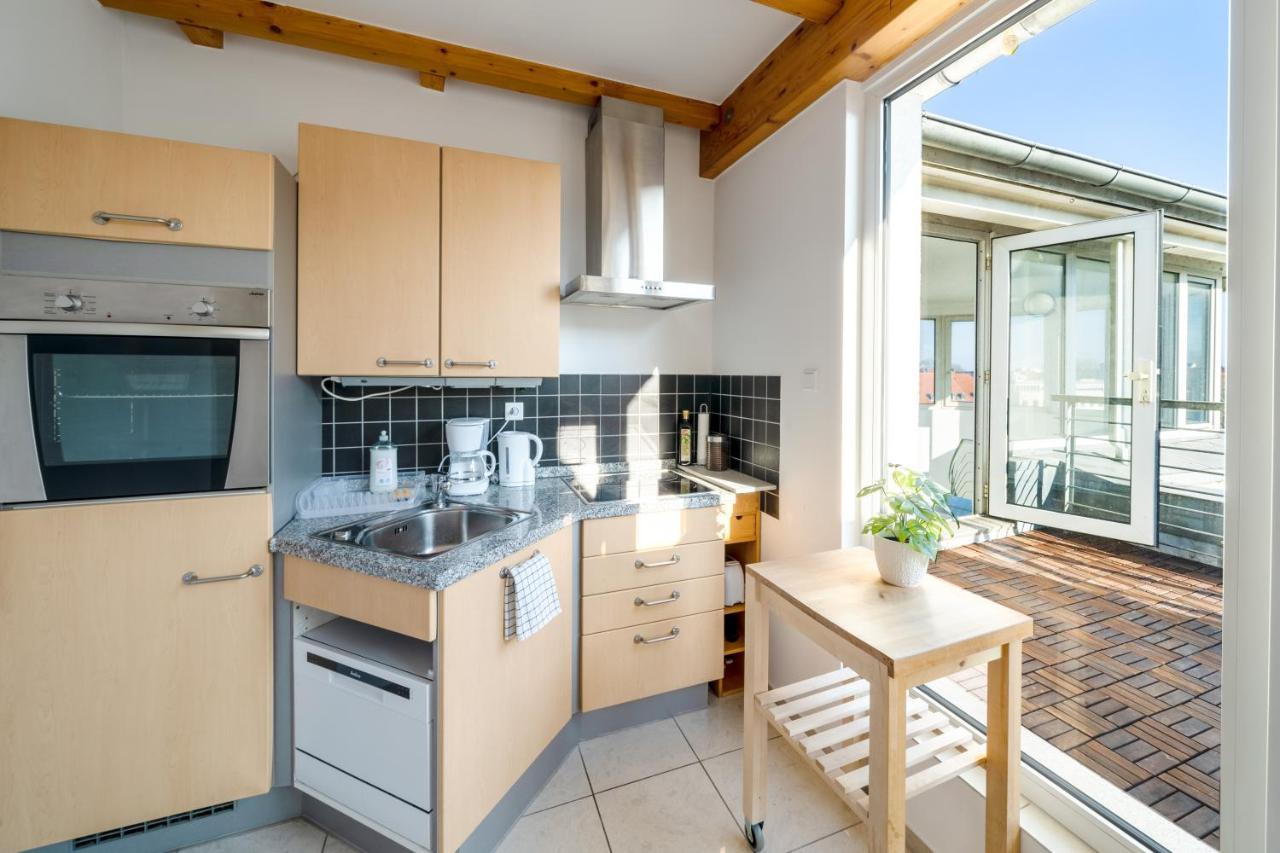 Stylisches Penthouse Zentral Balkon 75M2 Nflx Daire Hannover Dış mekan fotoğraf